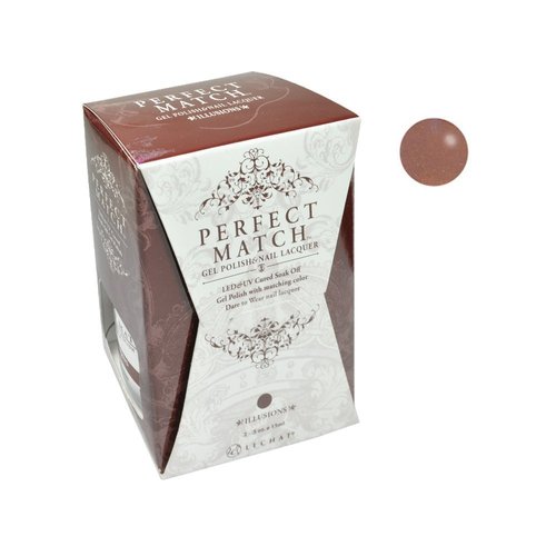 LeChat Perfect Match Gel Polish & Nail Lacquer: Illusions .5oz (PMS107)