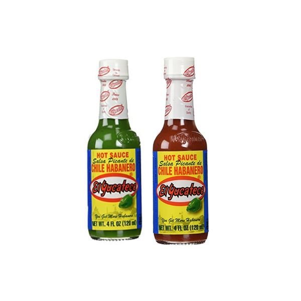 El Yucateco Habanero Sauce Green & Red Twin Pack 4 oz