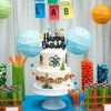 Science Happy Birthday Cake Topper - Mad Scientist Chemistry Theme Party Decor - Kids Boy Girl Baby Shower Glitter Party Decorations Supplies-LIANGSS