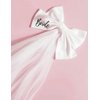 Bride Veil Bachelorette Party Decorations White Hair Bow | Bridal Shower Supplies, Bridesmaid Favors, Wedding Gift, Bride Accessories, Engagement Accessory, Hen Party
