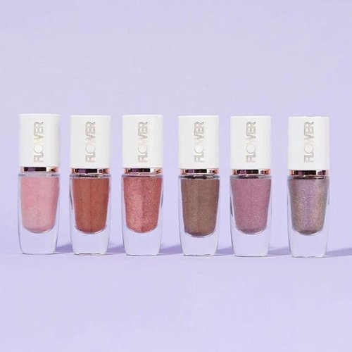 FLOWER BEAUTY Watercolor Eye Tint | Rose Water-Infused Pigmented Illuminating Liquid Eyeshadow | Fast-Drying, Long Lasting, Buildable, Blendable Eye Makeup – Twilight Wash (Pack of 1)