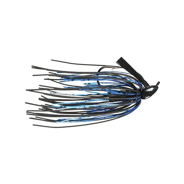 Buckeye Lures MOP12BB 1/2-Ounce Mop Jig Fishing Lure, Black and Blue Finish