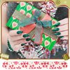 Lanties 45 Pcs Christmas Nail Files EVA Nail Boards Double Sided 9 Styles in Random Quantity Emery Board Nail Sanding File Nail Buffer Polisher Nail Art Manicure Tools