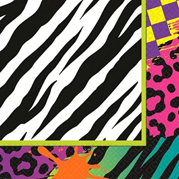 80's Party Luncheon Napkins, 16 Ct.