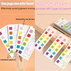 Pocket Watercolor Painting Book, 2 Sets Watercolor Paint Bookmark, Travel Pocket Watercolor Kit Beginner Friendly, Improve Your Child's Creativity and Concentration for Kids(Age 3+)