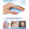 BEAUTLOHAS. Silicone Scalp Massager Shampoo Brush, Shower Scalp Scrubber with Soft Bristles, Scalp Brush for Hair Growth & Dandruff Treatment, Wet Dry Hair Massager for All Hair Types of Women (Blue)