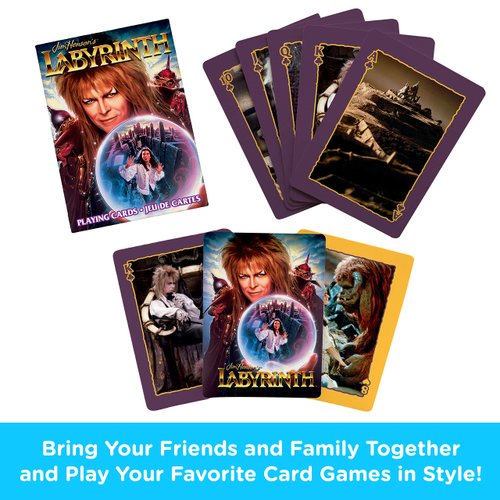 AQUARIUS Labyrinth Playing Cards - Labyrinth Themed Deck of Cards for Your Favorite Card Games - Officially Licensed Labyrinth Merchandise & Collectibles