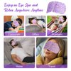 ZIXAOK Steam Eye Mask - Lavender Eye Steam Mask for Dry Eyes 12Pairs - Disposable Heated Eye Mask Self Heating - Eye Care for Dark Circles and Puffiness