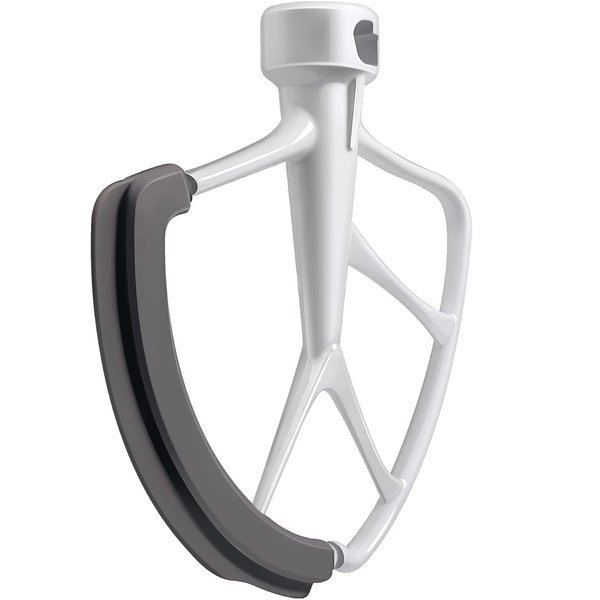 KITCHPOWER 6 Quart Flex Edge Beater for KitchenAid Bowl-Lift Stand Mixers, Kitchenaid Paddle Attachment Mixer Accessory