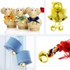 50 Pieces Jingle Bells 4/5Inch Craft Bell Bulk for Christmas Home and Pet Decorations (Gold)