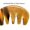 One&One Multifunctional Horn Bone Scalp Gua Sha Comb, Handheld Massage Comb for scalp.