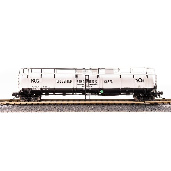 Broadway Limited 3726 Cryogenic Tank Car, NCG, 2-Pack N