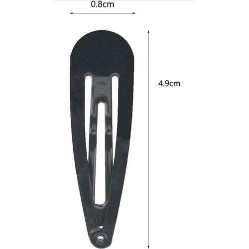 Generic 36pcs of Black Hair Clips for Women Thick Hair Non Slip Snap Hair Clips Double Grip Hair Clips Metal Hair Barrettes for Women & Girls