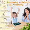2 Pack LCD Writing Tablet, Electronic Drawing Writing Board, Erasable Drawing Doodle Board, Doodle Pad Toys for Kids Adults Learning & Education, 8.5IN(Blue+Pink)