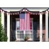 Fabric Pennant Banner for Independence Day, Happy 4th of July American Flag Banner, Patriotic Party Decorations and Supplies, Patriotic USA Bunting Banner