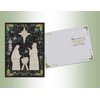 Performing Arts Glitter Embellished, Full Color Inside Design Sheet Music Nativity Stationery Paper, 66183-14