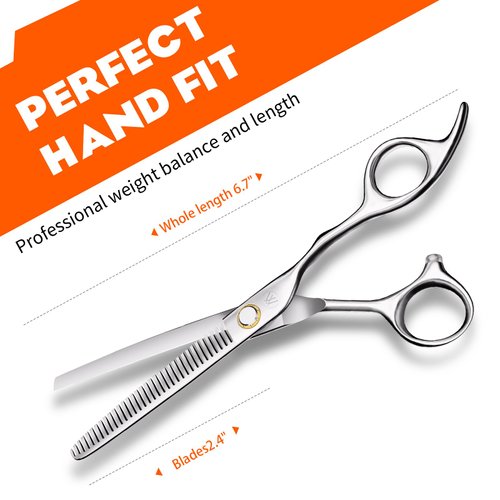 Sirabe HIGH-END Professional Hair Thinning Shears Barber Hair Cutting Texturizing Teeth Scissors, Ultra 440C Sharp Blades for Salon Home Hairdressing