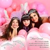 Yuefunny 24 Pcs Crystal Tiara Headbands for Women Princess Headband Girls Crown with Combs Crown Headband for Pageant Bridal Prom Party Gifts (Silver,Modern)