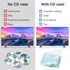 Maxtek Shatter Proof PP Jewel Case, 10.4 mm Standard Single Disc Clear CD Jewel Case with Clear Tray, 10 Pieces Pack.