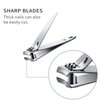 32 Pieces Stainless Steel Nail Clipper Silver Toenail Clippers Set Fingernail Clipper Cutter