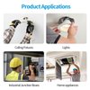 Inline Wire Connectors Nuts, Dicio 50 pcs Lever Wire Compact Connectors Electrical Inline Splicing Conductors Connector 2 Port Butt Insulated Splice Wire Terminals Connectors Kit for 24-12 AWG