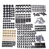 LOONGON Technic Series Parts - 450 Pieces Gear Chain Link Connectors Bricks Sets Technic Parts Pack for Robot