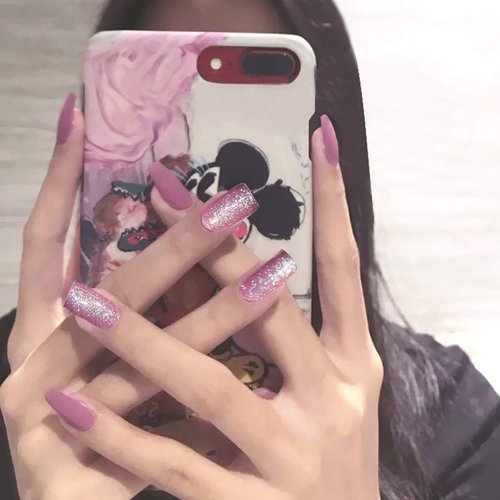 Mother's Day Gifts 8 Sheets Elegant Nail Polish Stickers & 3 Pieces Nail File,Self-Adhesive Nail Art Decals Strips Manicure Kits Nail Art Designs for Women Girls(Pure Colors)