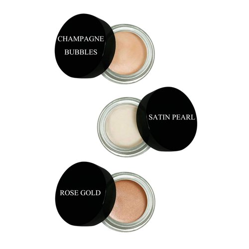 Mom's Secret Organic Creamy Shimmer Luminizer Pot For Eyes, Cheekbones and Lips, All Natural, Vegan, Gluten Free, Cruelty Free, Made in the USA, 0.11 oz. (Satin Pearl)