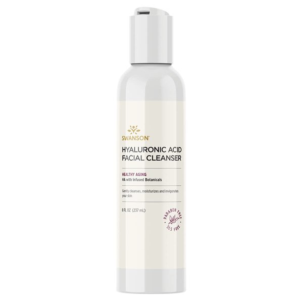 Swanson Hyaluronic Acid Facial Cleanser 8 fl Ounce (237 ml) Liquid