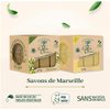 Le Petit Olivier Olive Oil Marseille Soaps, 3 x 3.5 oz - Enriched with Olive Oil and Natural Extracts - Mild and Gentle - Cruelty-Free - Paraben-Free - Natural Soap