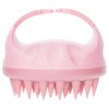 Scalp Massager for Hair Growth & Dandruff Removal,Soft Silicone Hair Shampoo Brush,Scalp Scrubber with Soft Silicone Bristles,Wet Dry Men Women Kids Pets Hair Brush for Scalp Care,Pink