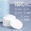 MSQ Cotton Rounds (300 Count), Makeup Remover Pads,100% Pure Cotton, Facial Cleansing Round Cotton Pads, Lint-Free