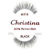12X Eyelashes - #213 Christina 100% Human Hair Fake Eyelashes