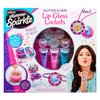 Cra-Z-Art Shimmer 'n Sparkle Glitter & Gem Lip Gloss Lockets DIY Activity Set, DIY Lip Gloss Maker, Birthday for Ages 8 and Up