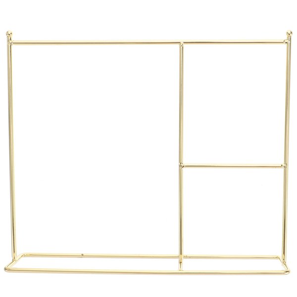 Zerodeko Hangers 1PC Iron Doll Garment Rack, Classic Doll Dress Rack, Doll Closet Clothes Hanger Mini Coat Hanger or Dollhouse Supplies, Show Doll Clothes (Golden) Pet Clothes