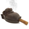 YIMIFLA Cigar Ashtray, Monkey Cool Ashtray for Cigarettes Outdoor Cast Iron Ash tray Ash Holder for Patio Home Office Decoration, Great Gift for Men and Women