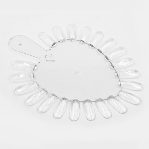 10 x Nail Love Heart Nail Art Display White Plastic Flase Nail Art Tips