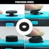 ZHI-NYLLDJS FPS Thumb Grips Set for Nintendo Switch/OLED/Lite,for Nintendo Switch Joystick Caps,Silicone Analog Stick Caps for Switch Joycon,Assist Motion Rings,Thumb Grip Caps (Black&Black)