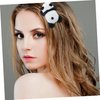 FRCOLOR Panda Hairpin Girl Stuffed Animals Headbands for Korean Outfits Fluffy Hair Scrunchies Hair Clips Plush Headband Plush Panda Hairpin Clip Cartoon Panda Hairpin Panda Barrette