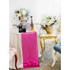 ShinyBeauty 12x108-Inch Hot Pink Sparkly Sequin Table Runner Glitz Sequin Table Runner for Wedding Part/Event Linen (Hot Pink)