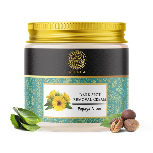 Buddha Natural Dark Spot Removal Face Cream - 100% Ayush Certified - Reduce Dark Spot, Pigmentation - Dark Spot Corrector For Women & Men (White)
