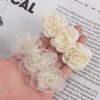Sweet RoseHair Spring Clip Barrette, Pearl Necklace Elegant Choker, Party Wedding Birthday Gift for Women Girl