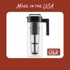 Takeya Premium Quality Iced Tea Maker with Patented Flash Chill Technology Made in the USA, BPA Free, 1 Quart, Avocado