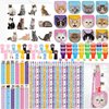 PerKoop 168 Pcs Cat Party Favors Set Cat Pencil Mini Notebook Sticker Stamp Stationery Cat Themed Party Favor for Kitten Animal Birthday Decorations Party Supplies Gift Prize Goody Bag Piñata Stuffer