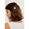 Atoden Mini Flower Hair Clips Pink Small Claw Clips for Thin Fine Hair 24Pcs Mini Jaw Clips Cute Tiny Floral Clips for Bangs Decorative Hair Accessories for Women Girls