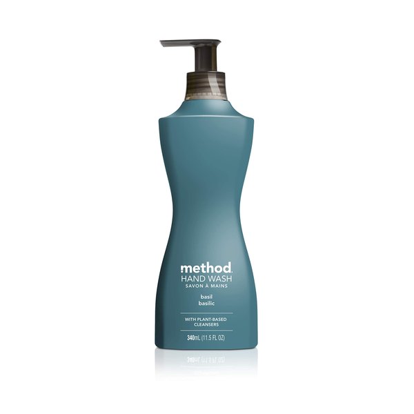 Method Gel Hand Wash, Basil, Biodegradable Formula, 12 Fl Oz (Pack of 1)