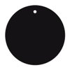 Andaz Press Blank Circle Gift Tags, Black, 24-Pack