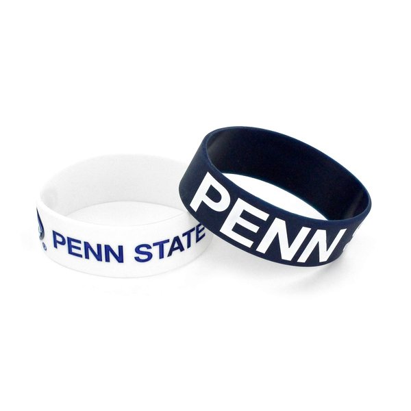 NCAA Penn State Nittany Lions Silicone Rubber Bracelet, 2-Pack