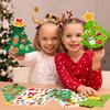 Qyeahkj 30 Sets Christmas Tree DIY Craft Kit for Kids Toddlers Christmas 3D Art Project Paper Ornaments Making Crafts for Preschool Kids Ages 4-8, 8-12 for Xmas New Year Party Favors, 6 Styles