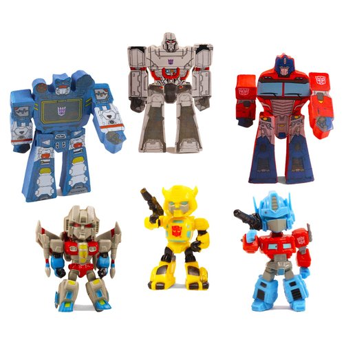 Transformers Blind Bag Party Favors for Kids - Bundle with 6 Transformers Mystery Packs with Figures and Bonus Loot Bags | Transformers Birthday Party Supplies
